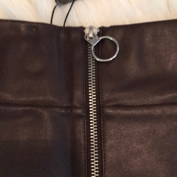 🔥NWT EXPRESS VEGAN LEATHER SKIRT - Picture 9 of 9